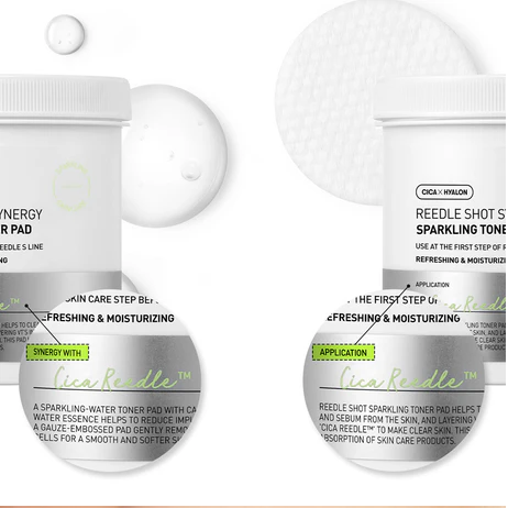 Тонер-пэды REEDLE SHOT SYNERGY SPARKLING TONER PAD