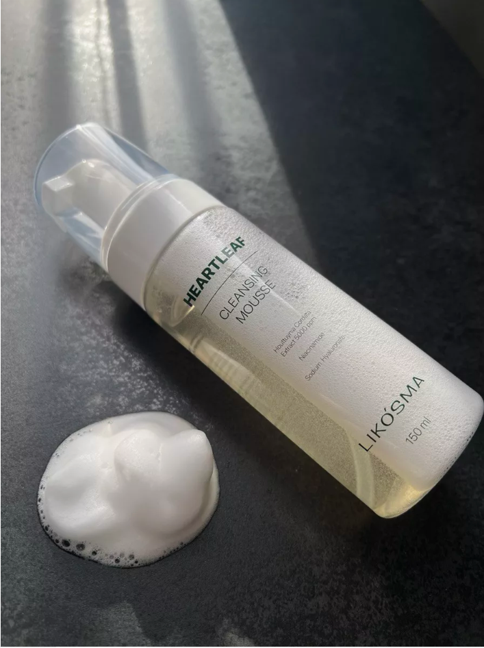 Пенка для умывания успокаивающая HEARTLEAF CLEANSING MOUSSE