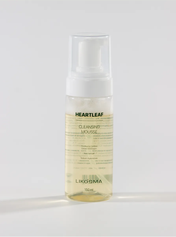 Пенка для умывания успокаивающая HEARTLEAF CLEANSING MOUSSE