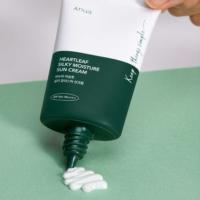 Солнцезащитный крем Heartleaf Silky Moisture Sun Cream